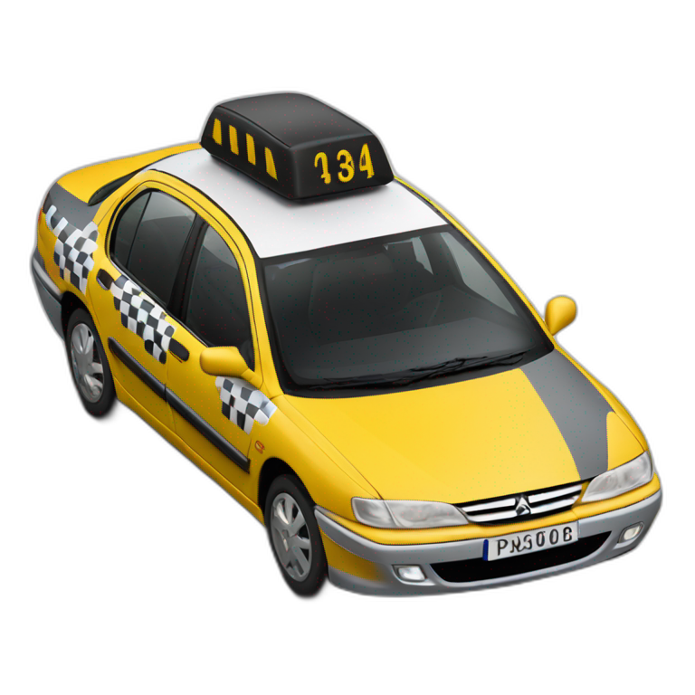 Peugeot 406 Taxi 2 3D model