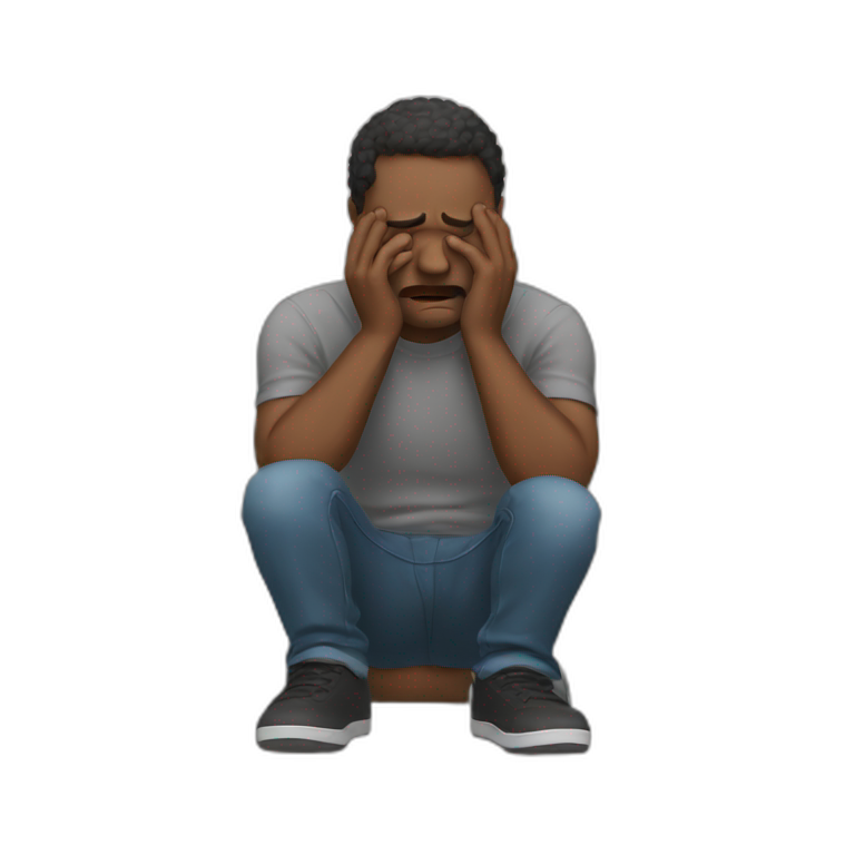 A Doctor Is Scared Because He Has Apple In His Hand Ai Emoji Generator