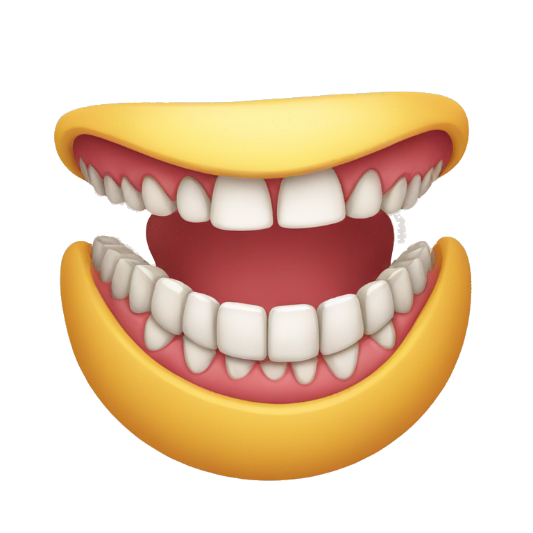 man smiling with missing teeth | AI Emoji Generator