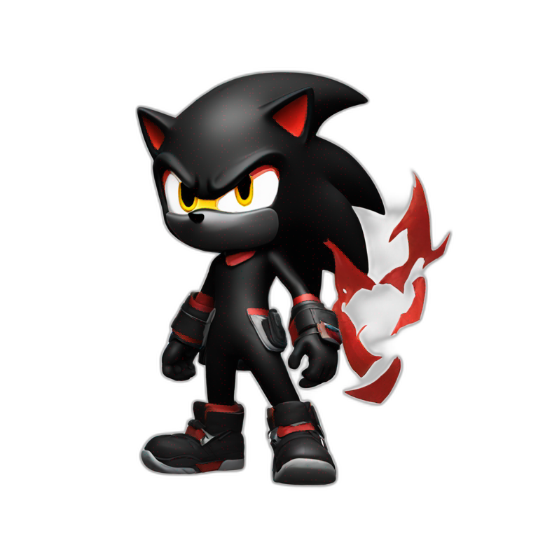 shadow the hedgehog | AI Emoji Generator