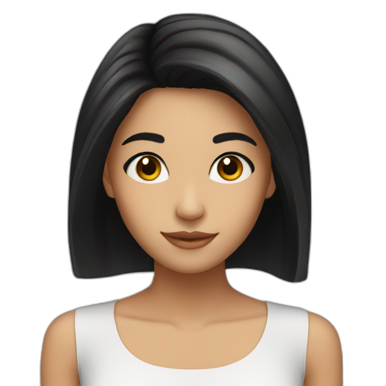 Latina-goth-girl-with-black-hair-and-brown-eyes--dancing | AI Emoji ...