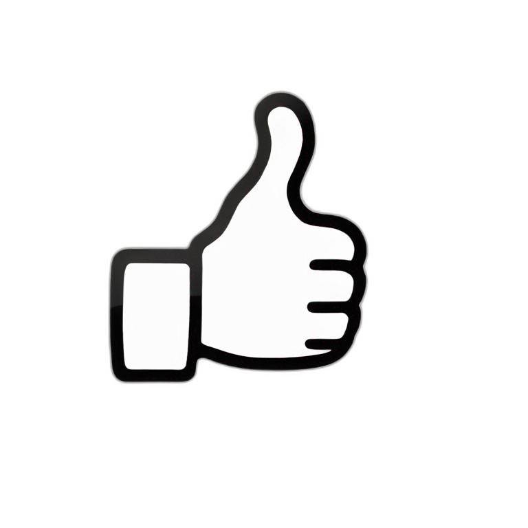 thumbs up emoji where the thumb has been lost and the hand is wounded ...