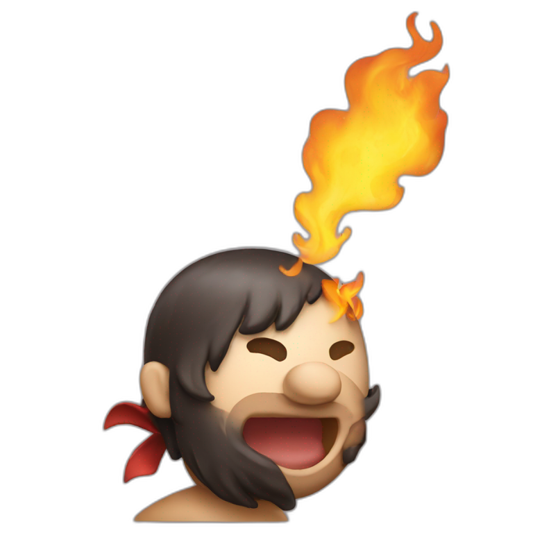 fire breather | AI Emoji Generator