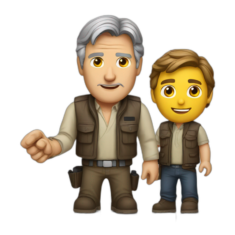 Harrison ford | AI Emoji Generator