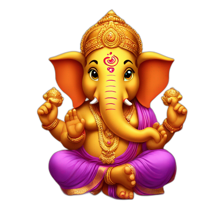 Ganpati bappa | AI Emoji Generator