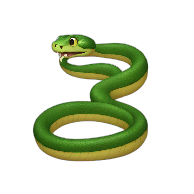 Frog love snake | AI Emoji Generator