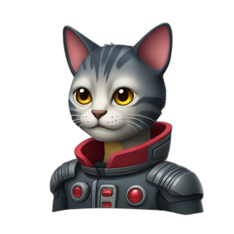 Red Dwarf scifi Cat | AI Emoji Generator