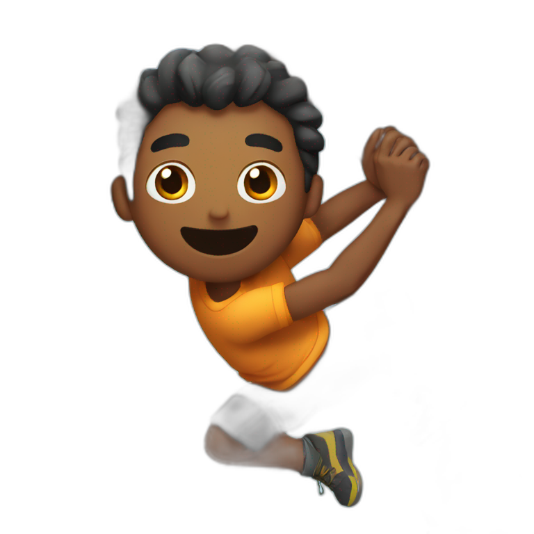 Guy Doing Capoeira Ai Emoji Generator 