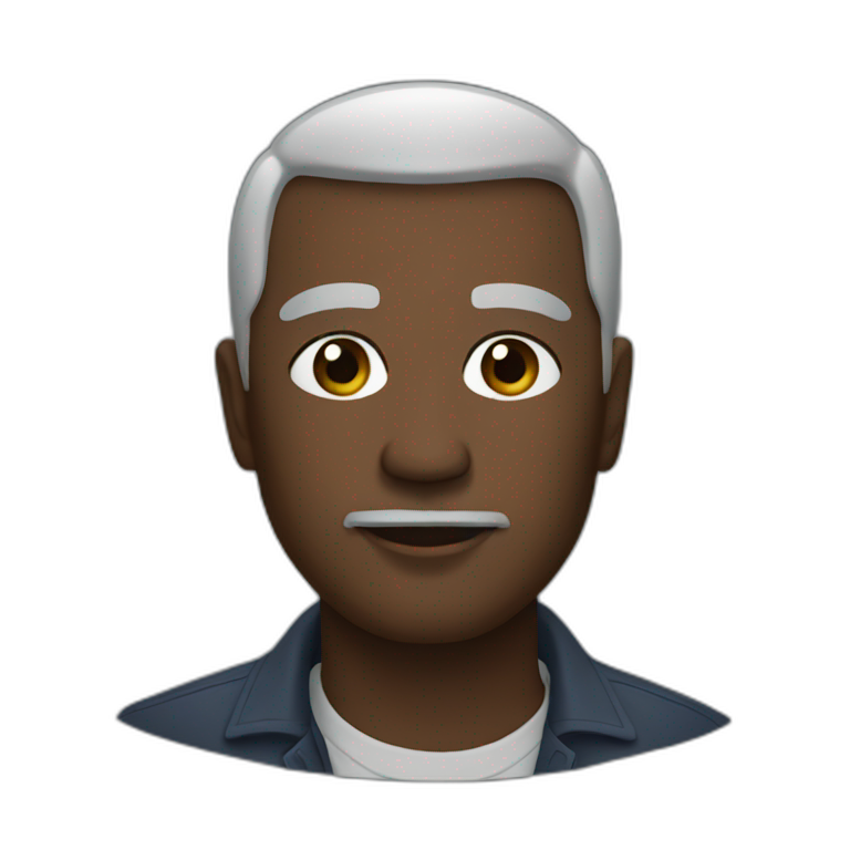 George Floyd taking a breath | AI Emoji Generator