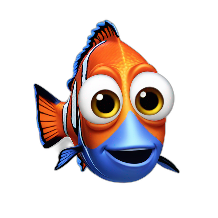 flounder-fish-finding-nemo | AI Emoji Generator