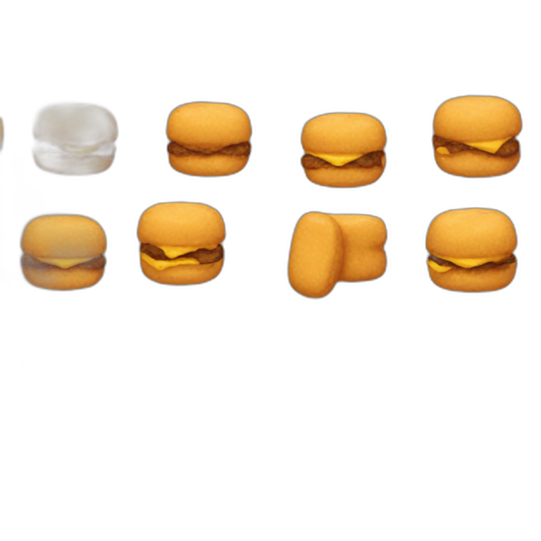 Baby lion with nuggets | AI Emoji Generator