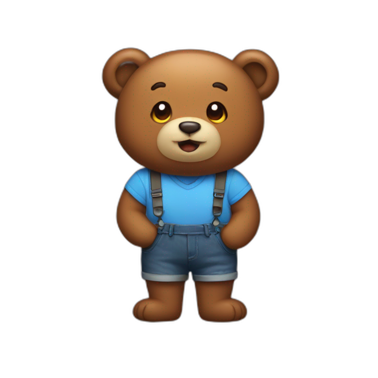 Gay bear | AI Emoji Generator