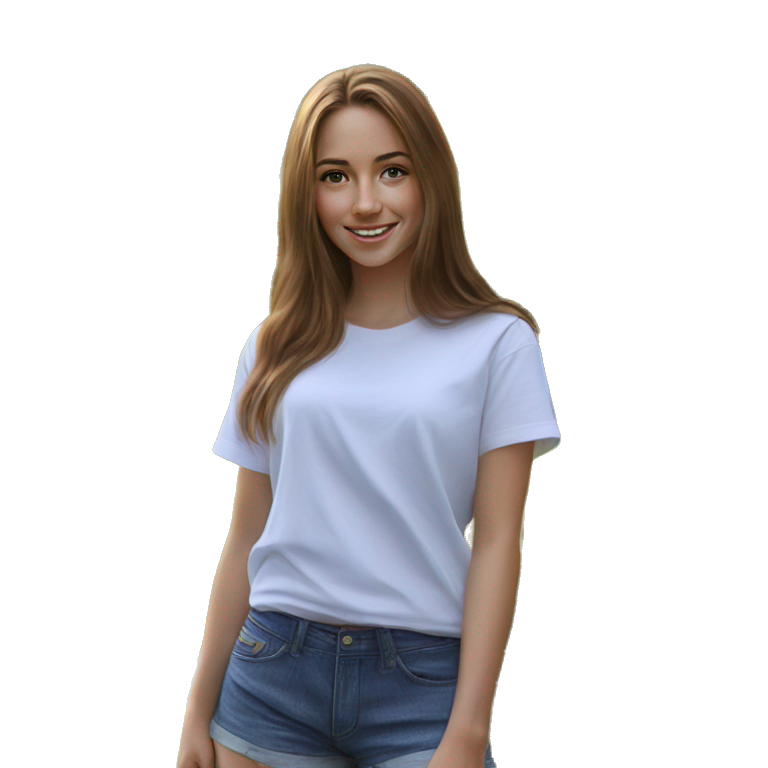 girl in outdoor portrait | AI Emoji Generator