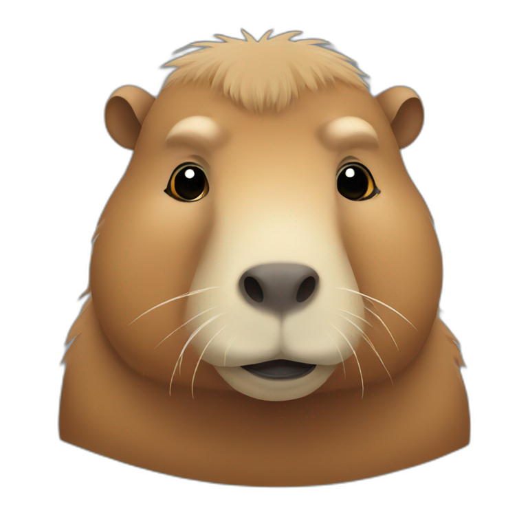 sad capybara | AI Emoji Generator