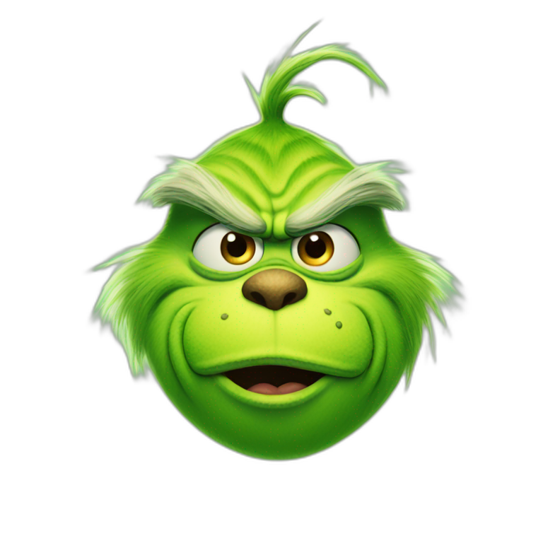 grinch smiles | AI Emoji Generator