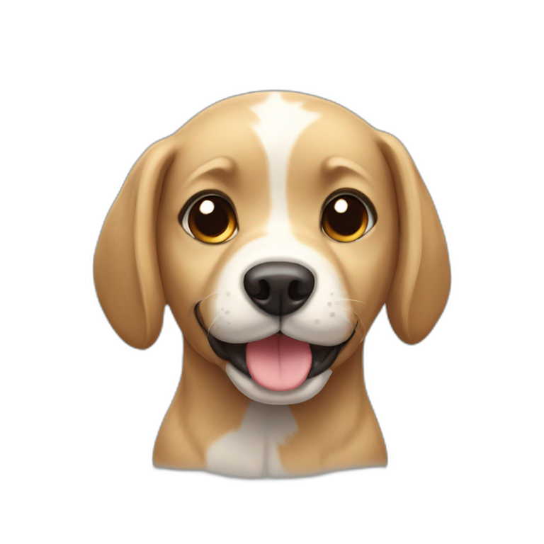 cute morkie dog with dark fur | AI Emoji Generator