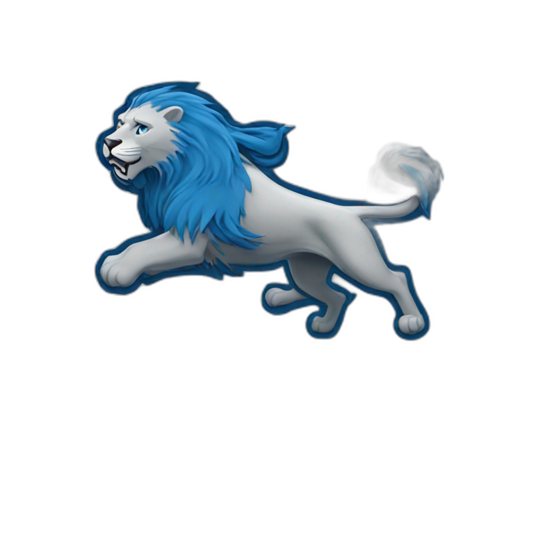 African lions in leather | AI Emoji Generator