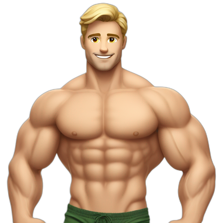 Sexy Fit Pose Gingerbrunette Caucasian Gayharness Man Ai Emoji Generator 6304