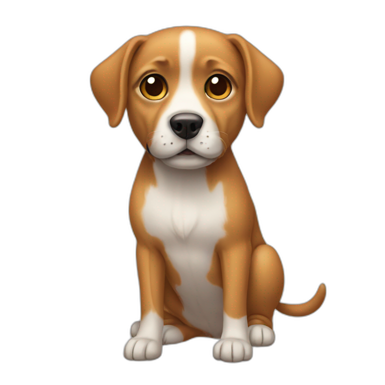 dog with a human | AI Emoji Generator