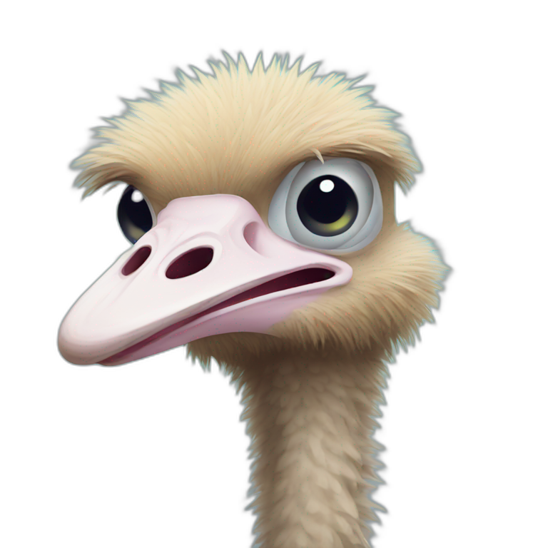 Ostrich | AI Emoji Generator