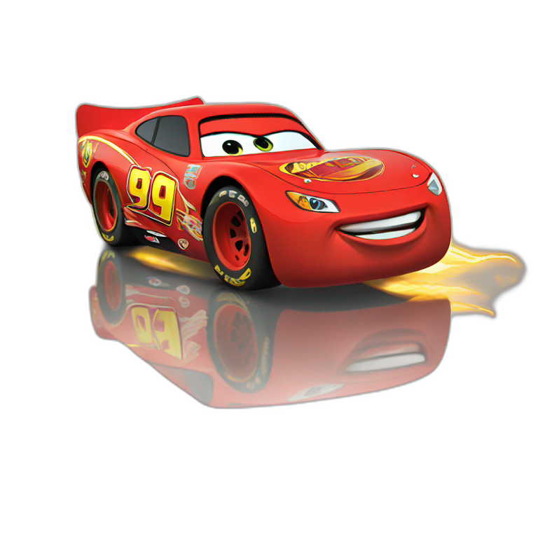 Lightning McQueen | AI Emoji Generator