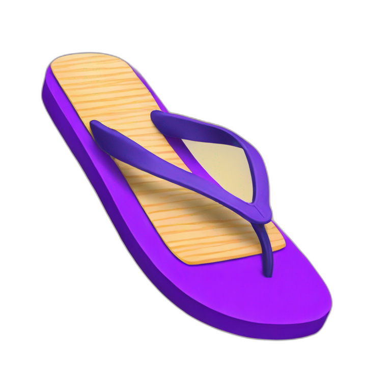 grandma holding flip-flop | AI Emoji Generator