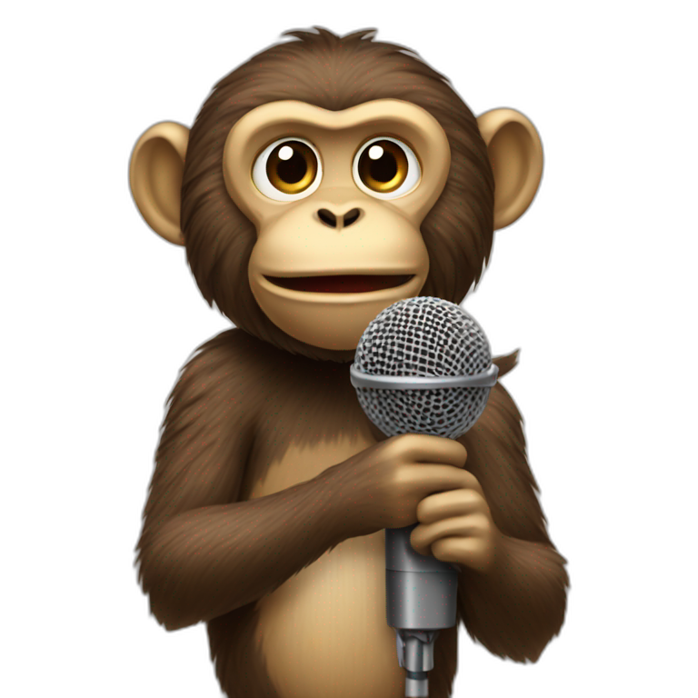 Monkey chivas with a jersey on | AI Emoji Generator