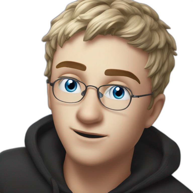 Cool Guy With Glasses Ai Emoji Generator