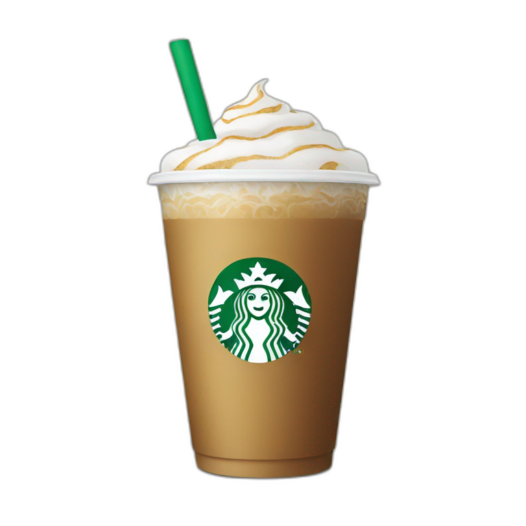 Starbucks cup cold drink | AI Emoji Generator