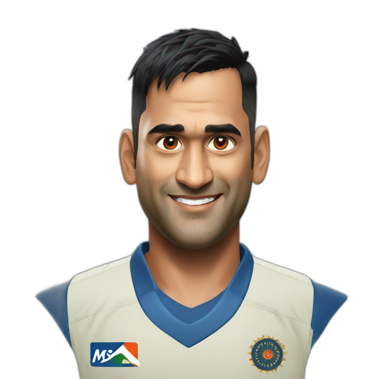 MS Dhoni | AI Emoji Generator