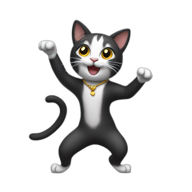 cat dancing flamenco | AI Emoji Generator