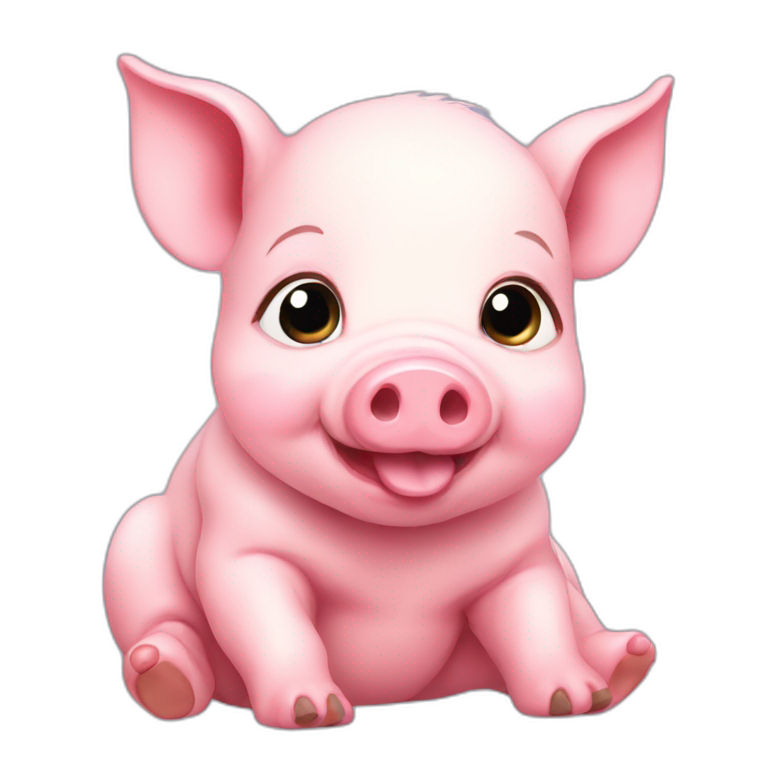 Baby pig | AI Emoji Generator