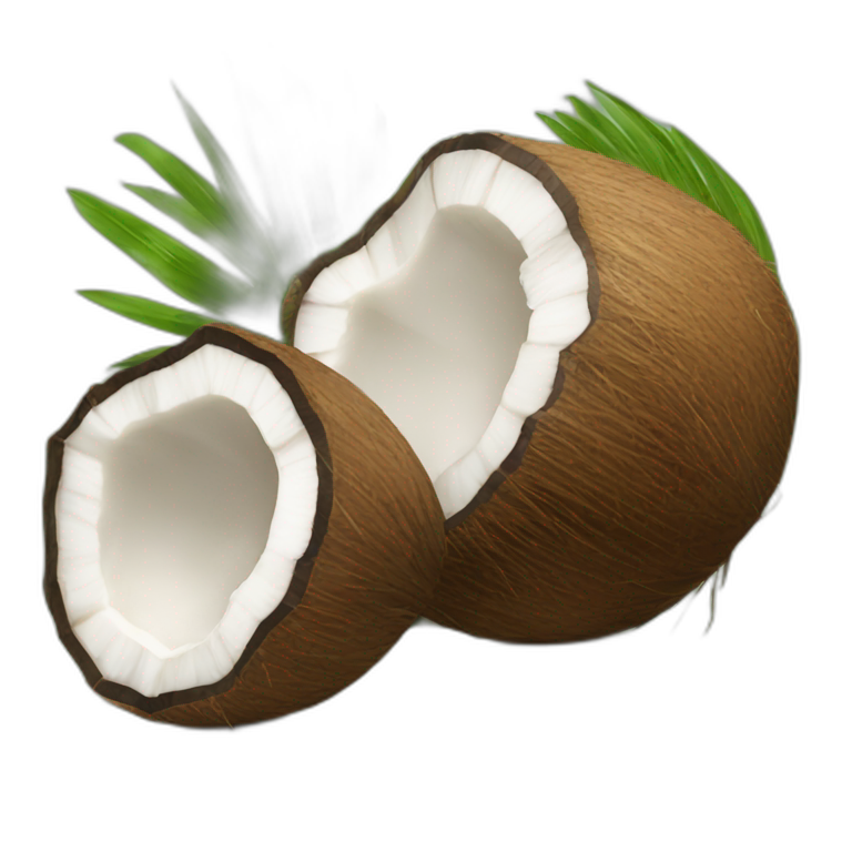 Green coconut | AI Emoji Generator