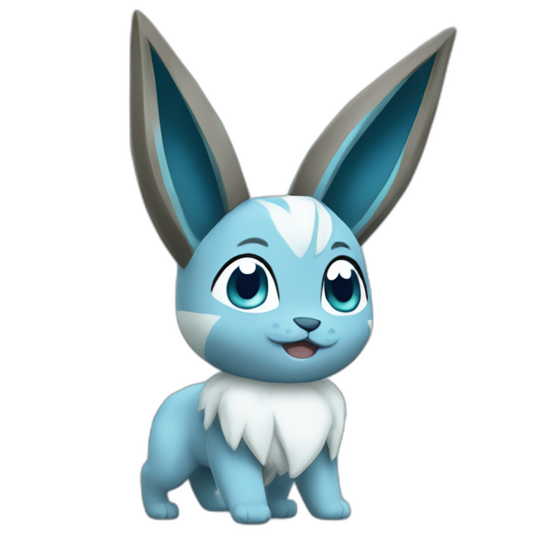 Glaceon pokemon | AI Emoji Generator