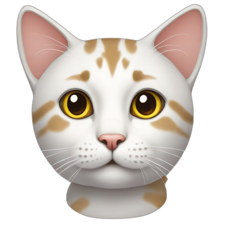 Cat Playing pc game | AI Emoji Generator