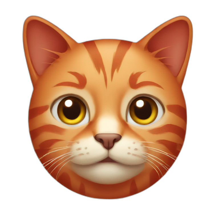 Persa cat red tabitt | AI Emoji Generator