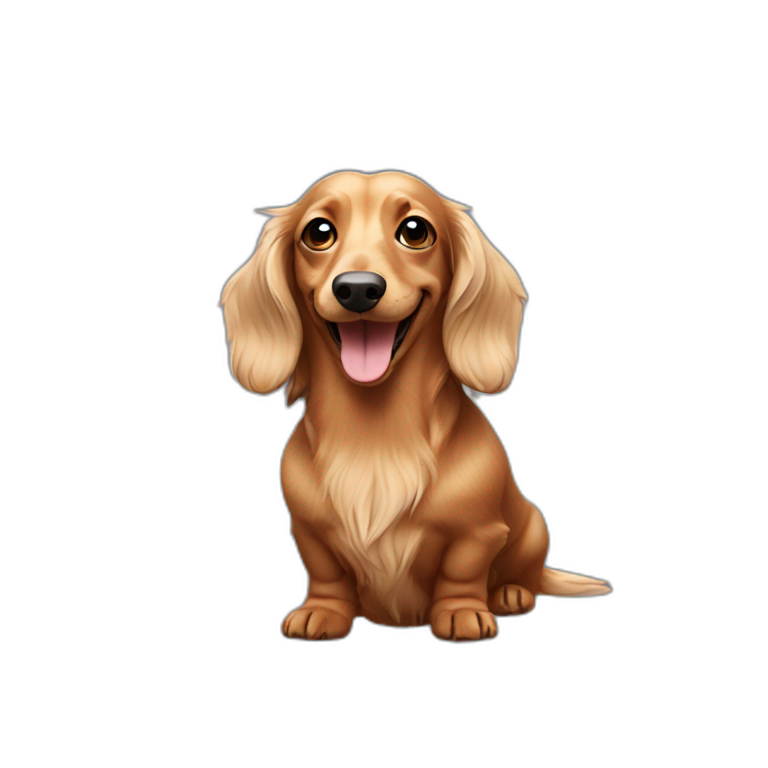 Dachshund Long Hair Ai Emoji Generator