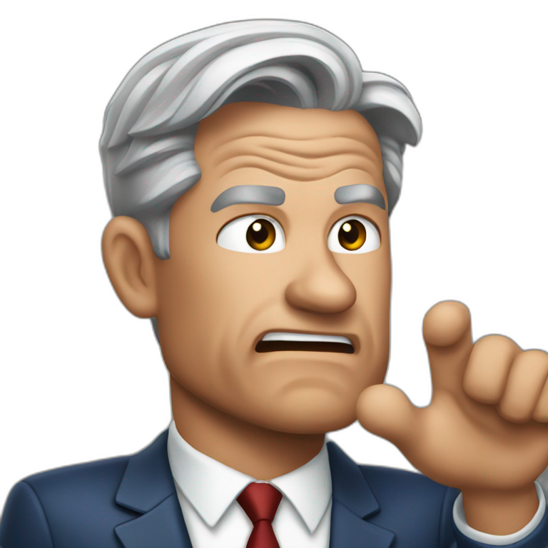 Jerome Powell riding road bike | AI Emoji Generator