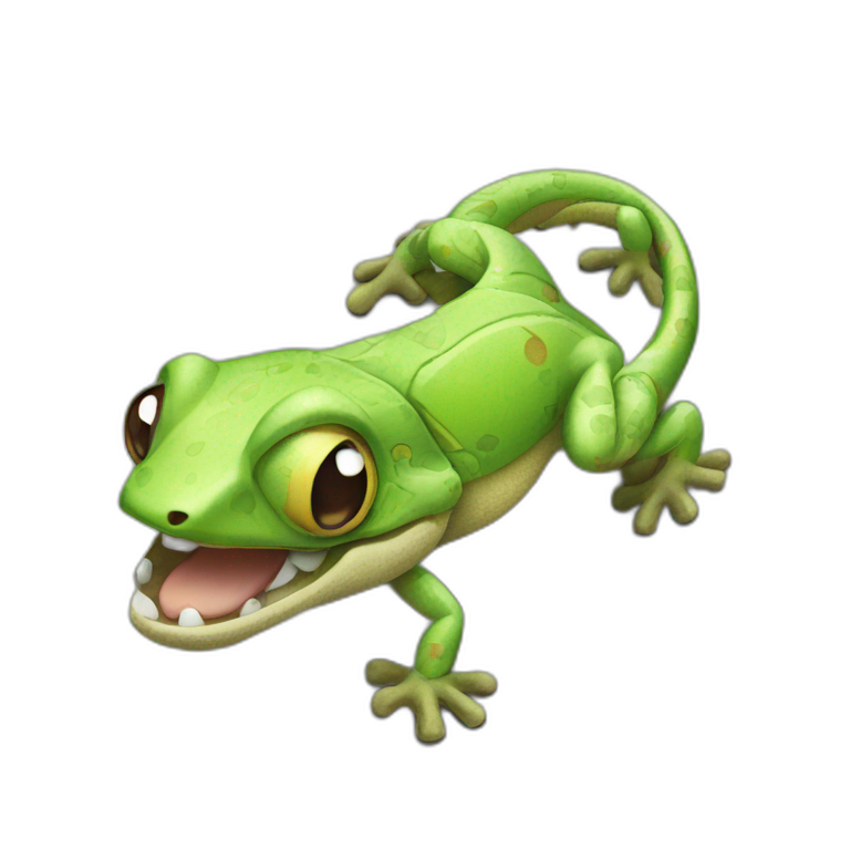 Crested gecko | AI Emoji Generator