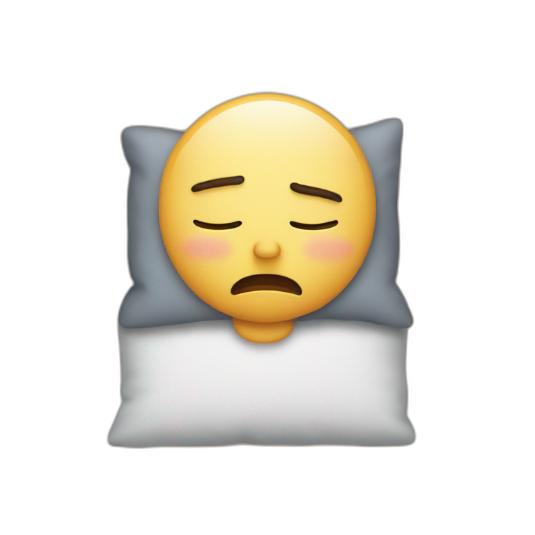 sleepy ghost | AI Emoji Generator