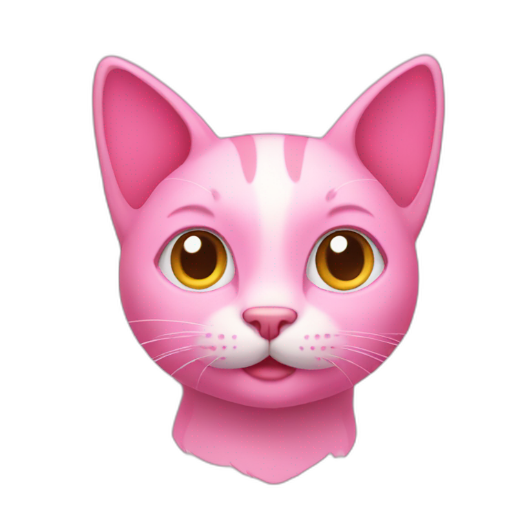 y2k pink cat | AI Emoji Generator