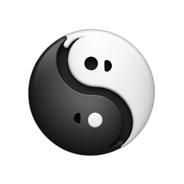 yin yang | AI Emoji Generator