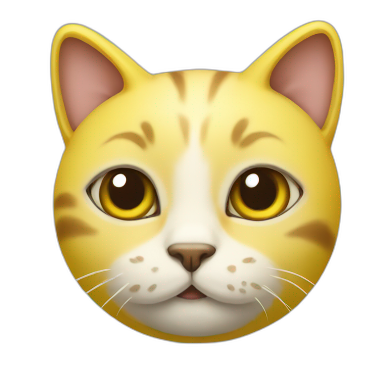 Cat with banana | AI Emoji Generator