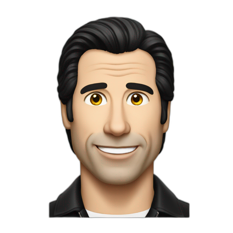 John Travolta | AI Emoji Generator