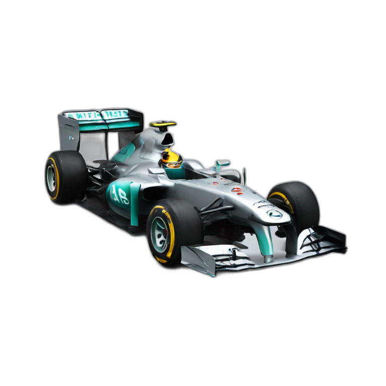 f1 mercedes logo | AI Emoji Generator