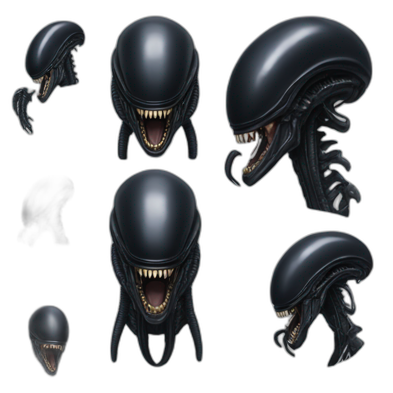 Xenomorph Alien Face Ai Emoji Generator