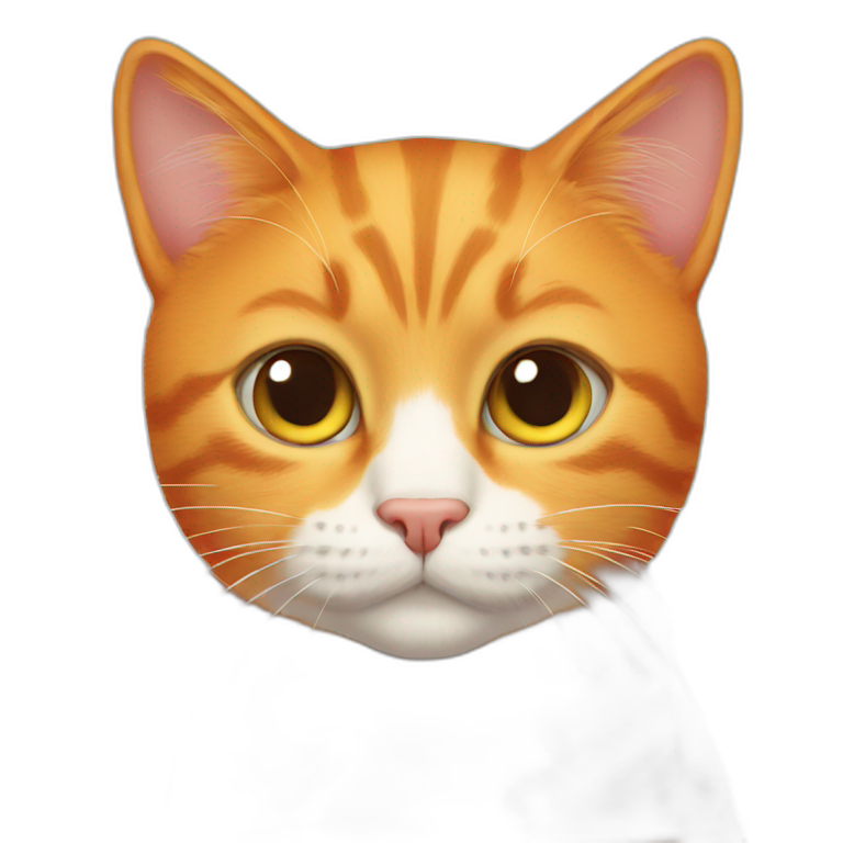 orange cat | AI Emoji Generator