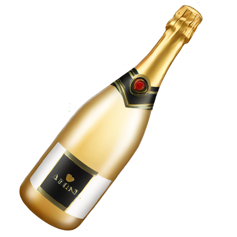 opening-champagne-bottle-with-foam | AI Emoji Generator