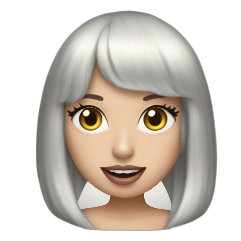 Lady Gaga On The Fame Monster Era Ai Emoji Generator 