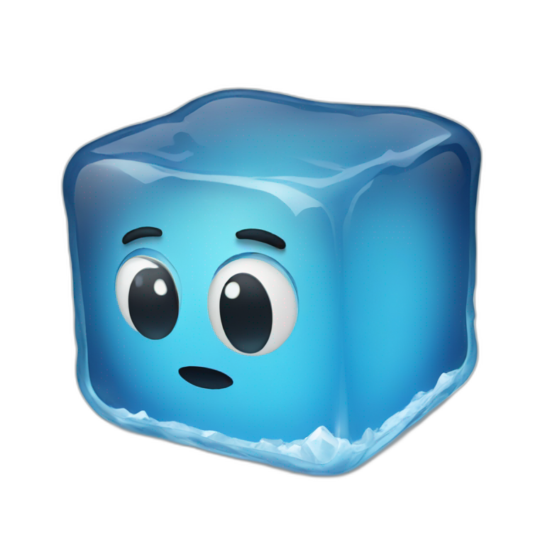 Ice cube | AI Emoji Generator